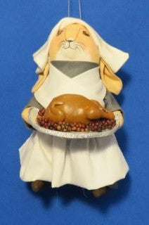 Thanksgiving Pilgrim Bunny Girl