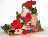Santa on Toboggan