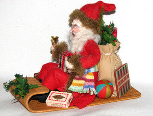 Santa on Toboggan