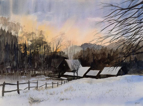 Winter Sunset Print